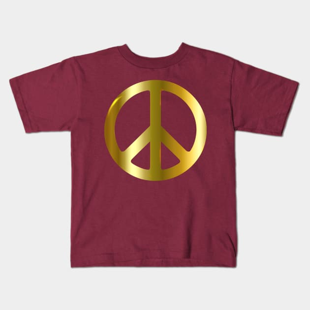 World Peace Art Graffiti Activist Kids T-Shirt by PlanetMonkey